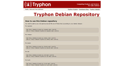 Desktop Screenshot of debian.tryphon.eu