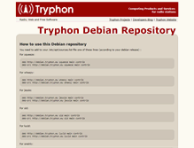 Tablet Screenshot of debian.tryphon.eu
